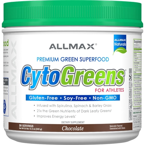 ALLMAX Nutrition CytoGreens® For Athletes Chocolate