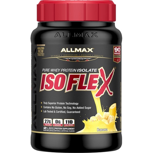 ALLMAX Nutrition IsoFlex Pure Whey Protein Isolate Banana