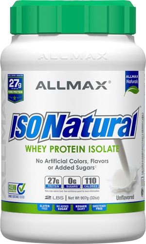 ALLMAX Nutrition IsoNatural Pure Whey Protein Isolate Unflavored