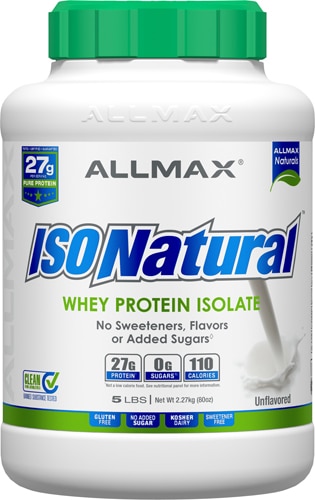 ALLMAX Nutrition IsoNatural Whey Protein Isolate Unflavored