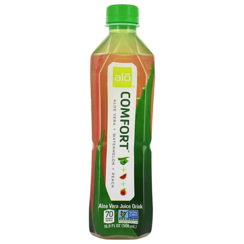 ALO Comfort Aloe Vera Juice Drink Watermelon and Peach