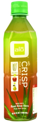 ALO Crisp Real Aloe Vera Pulp and Juice Fuji Apple + Pear