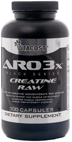 ARO-Vitacost 3x Black Series Creatine RAW