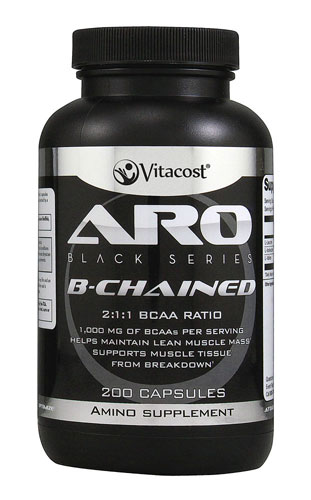 ARO-Vitacost Black Series B-Chained - BCAA - L-Leucine, L-Isoleucine, L-Valine