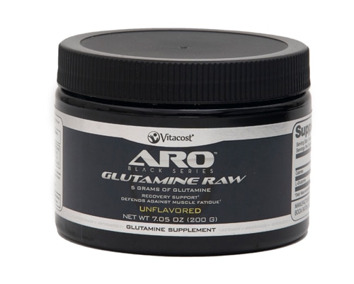 ARO-Vitacost Black Series Glutamine Raw Unflavored