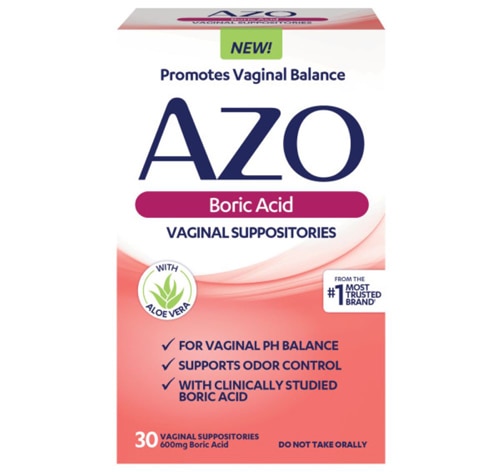 AZO Boric Acid Vaginal Suppositories