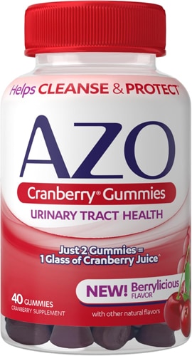 AZO Cranberry Gummies Berrylicious