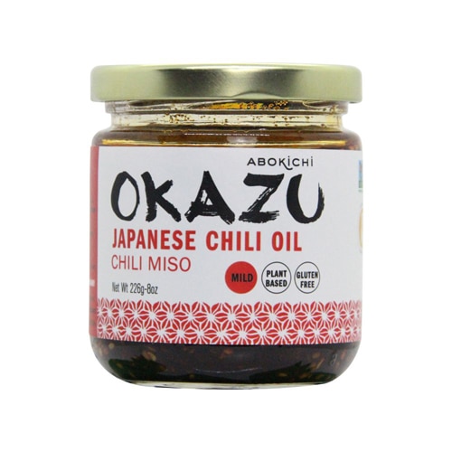 Abokichi OKAZU Japanese Chili Crisp Oil Gluten Free Chili Miso