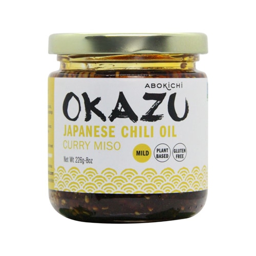 Abokichi OKAZU Japanese Chili Crisp Oil Gluten Free Curry Miso