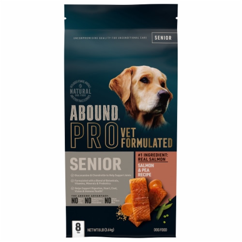 Abound Pro Dry Dog Food Vet Formulated Senior Salmon Pea