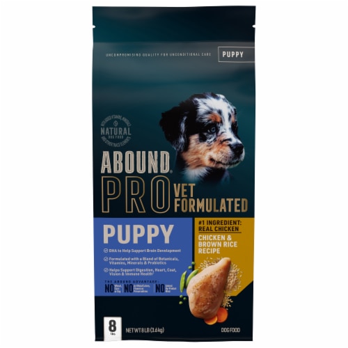 Abound Pro Dry Puppy Food Vet Formulated Chicken Brown Rice