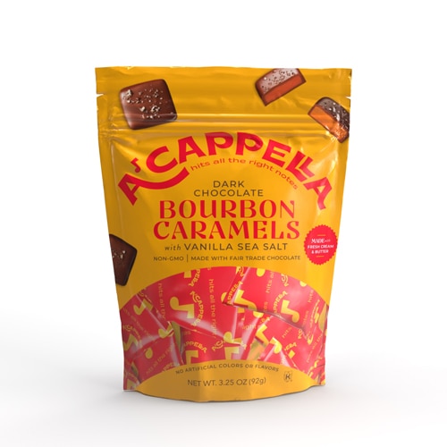 Acappella Dark Chocolate Bourbon Caramels