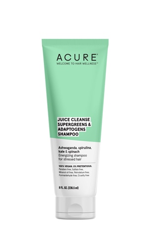 Acure Juice Cleanse Supergreens & Adaptogens Shampoo