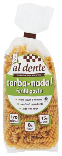 Al Dente Carba-Nada Fusilli Pasta