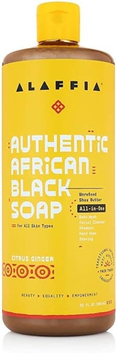 Alaffia Authentic African Black Soap All-In-One - Citrus Ginger