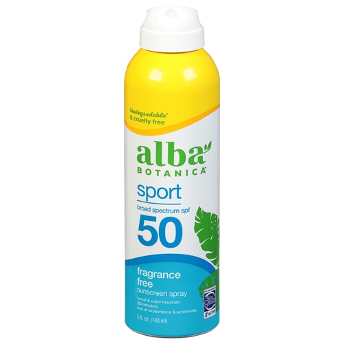 Alba Botanica Cool Sport Sunscreen Refreshing Clear Spray SPF 50