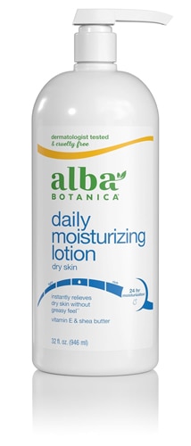 Alba Botanica Daily Moisturizing Lotion for Dry Skin Original