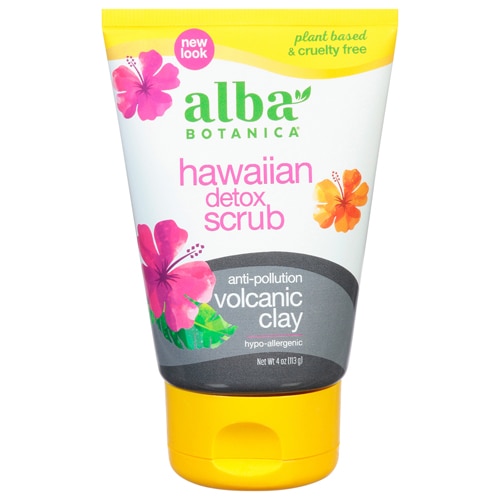 Alba Botanica Hawaiian Detox Scrub Volcanic Clay