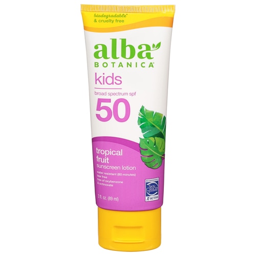 Alba Botanica Kids Sunscreen SPF 45 Tropical Fruit