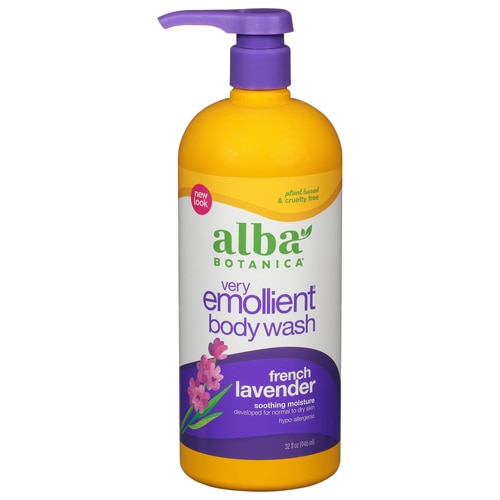 Alba Botanica® Very Emollient Bath and Shower Gel French Lavender