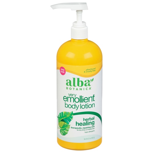 Alba Botanica Very Emollient Body Lotion Herbal Healing