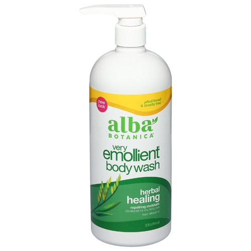 Alba Botanica Very Emollient Body Wash Herbal Healing