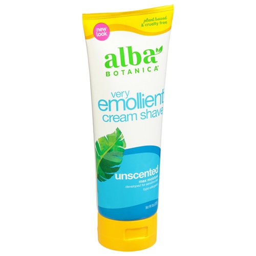 Alba Botanica™ Very Emollient Natural Moisturizing Cream Shave Unscented