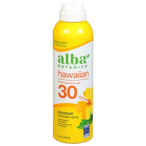 Alba Hawaiian Sunscreen Spray SPF 30 Coconut