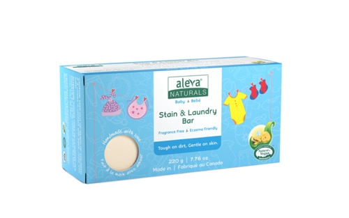 Aleva Naturals Stain & Laundry Bar Fragrance Free