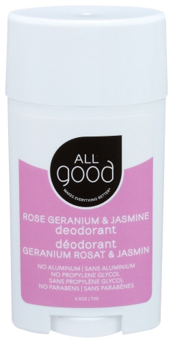 All Good Deodorant Aluminum Free - Rose Geranium & Jasmine