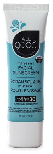 All Good Mineral Facial Sunscreen Lotion SPF 30