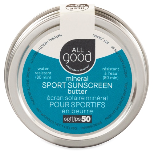 All Good Mineral Sport Sunscreen Butter Tin SPF 50