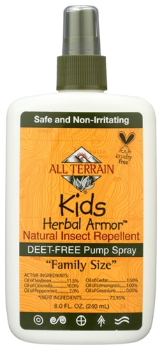 All Terrain Kids Herbal Armor Natural Insect Repellent Spray Deet-Free