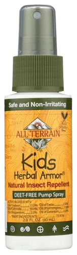 All Terrain Kids Herbal Armor Natural Insect Repellent Spray Deet Free