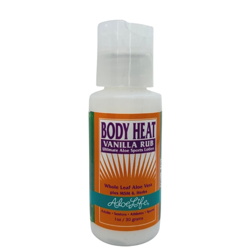 Aloe Life Body Heat Vanilla Rub Ultimate Aloe Sports Lotion