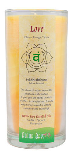 Aloha Bay Chakra Candle Jar Love