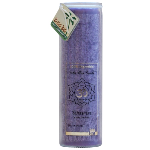 Aloha Bay Chakra Jar Sahasrara Palm Wax Candle - Violet