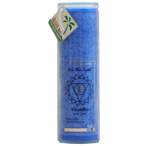 Aloha Bay Chakra Jar Visuddha Palm Wax Candle - Blue
