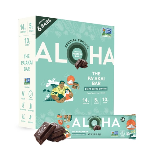 Aloha Plant Based Protein Bars - Special Edition The Pa'akai Bar