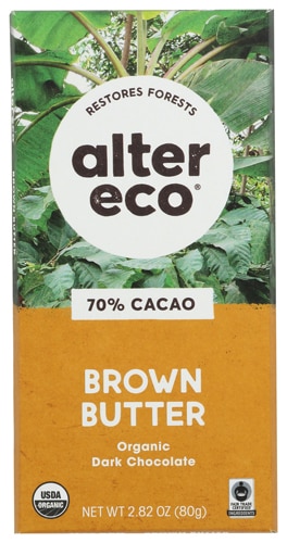 Alter Eco Organic Dark Chocolate Brown Butter