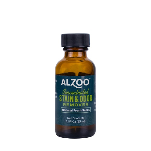 Alzoo Stain & Odor Remover Liquid Concentrate Makes 32 Oz Natural Fresh Scent