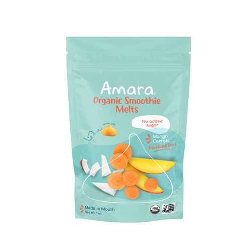 Amara Organic Smoothie Melts Mango Carrot