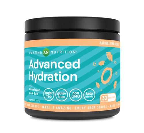 Amazing Nutrition Advanced Hydration with Himalayan Pink Salt Natural Pina Colada