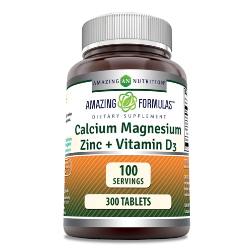 Amazing Nutrition Calcium Magnesium Zinc + Vitamin D3