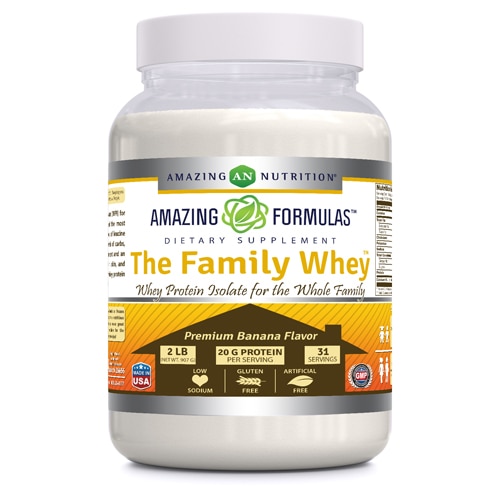 Amazing Nutrition The Family Whey Protein Isolate Banana