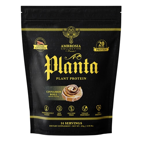Ambrosia Planta Plant Protein Cinnamon Roll