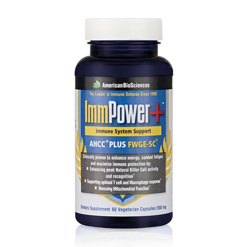 American BioSciences ImmPower Plus - AHCC + FWGE Advanced Immune Support