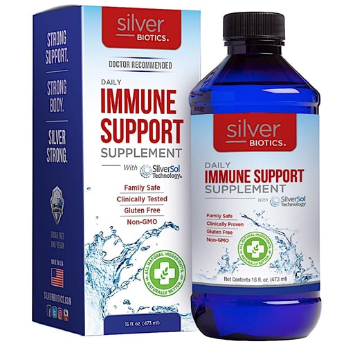 American Biotech Labs Silver Biotics® Daily Immune Support with SilverSol Technology