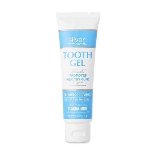 American Biotech Labs Silver Biotics Tooth Gel - Xylitol Glacial Mint