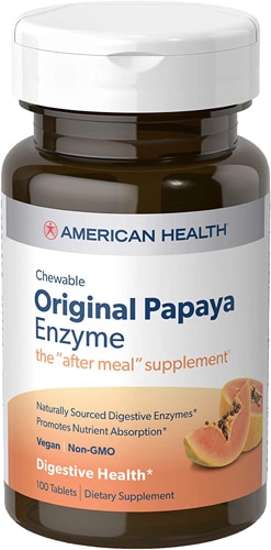 American Health Original Papaya Enzyme Chewable